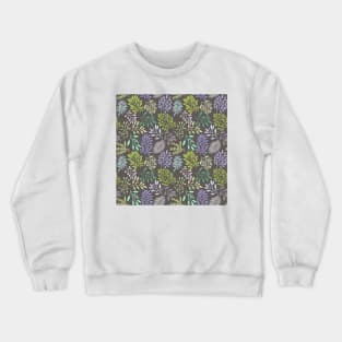 Little Leaves Pattern Crewneck Sweatshirt